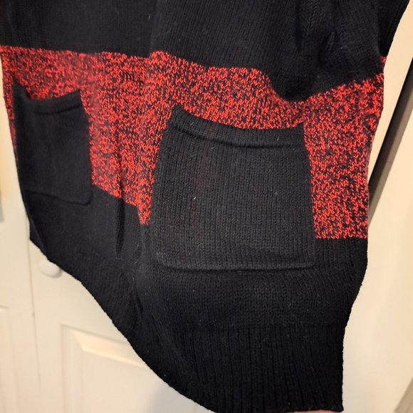 GAP Navy and Heathered Red Sweater - Picture 3 of 6